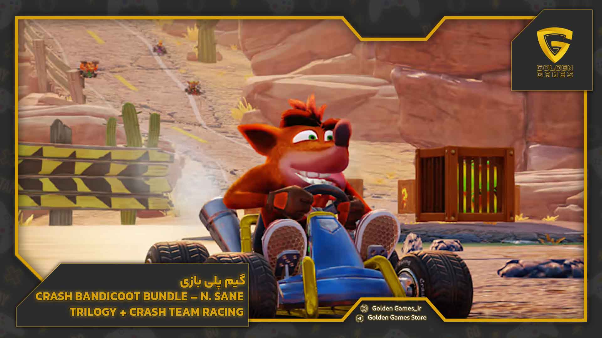 گیم پلی بازی Crash Bandicoot Bundle – N. Sane Trilogy + Crash Team Racing