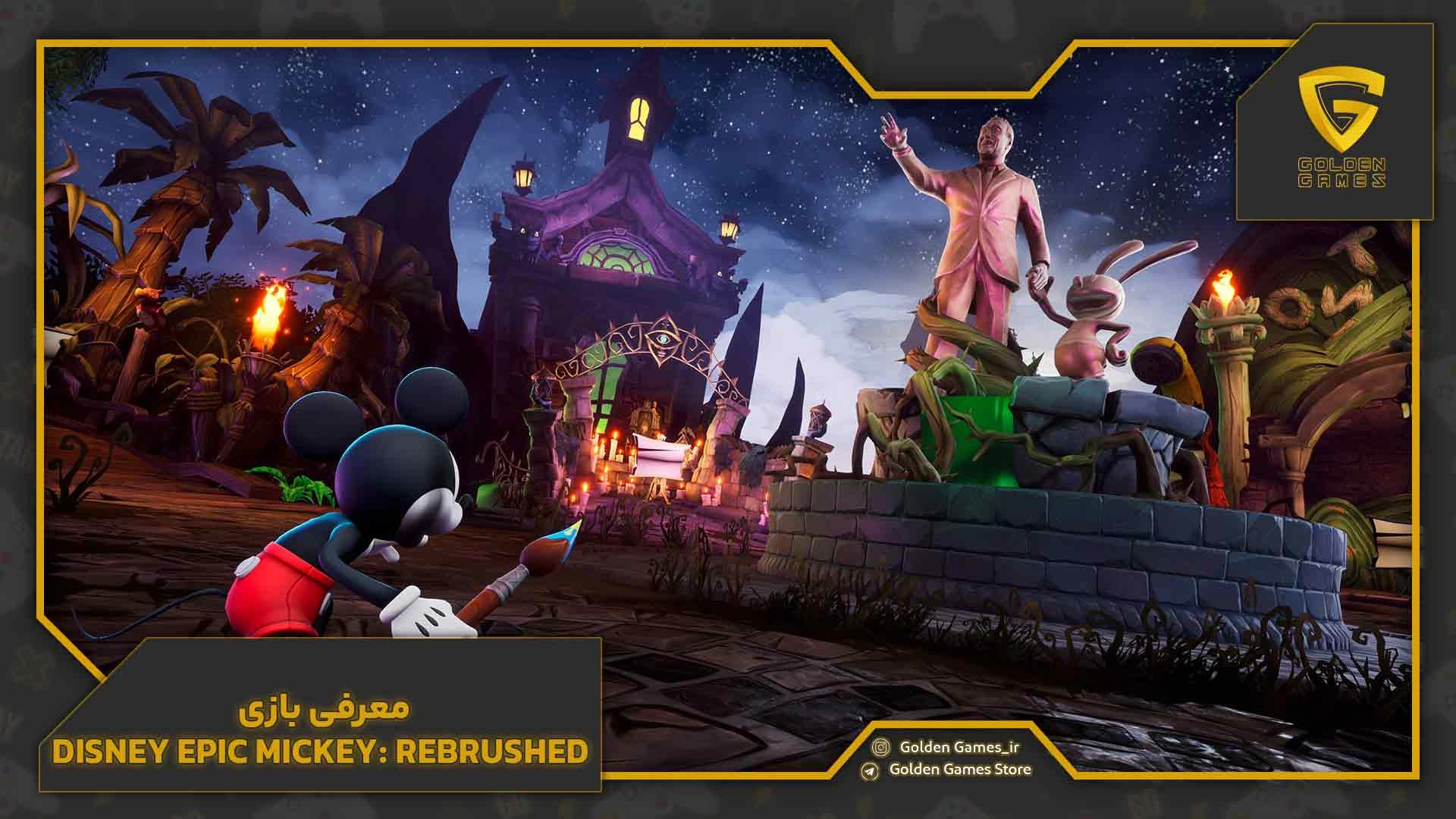 معرفی بازی Disney Epic Mickey: Rebrushed