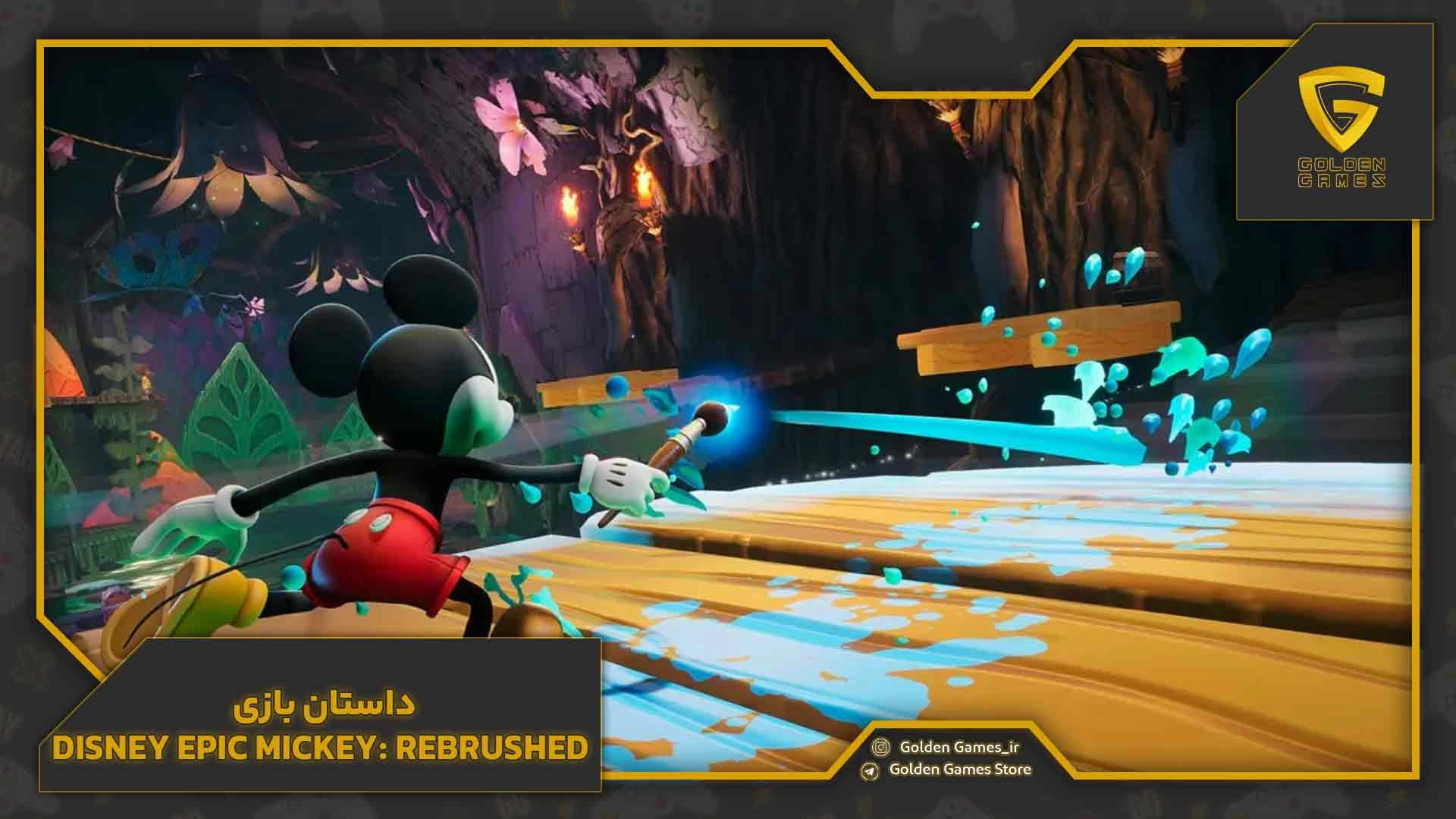 داستان بازی Disney Epic Mickey: Rebrushed