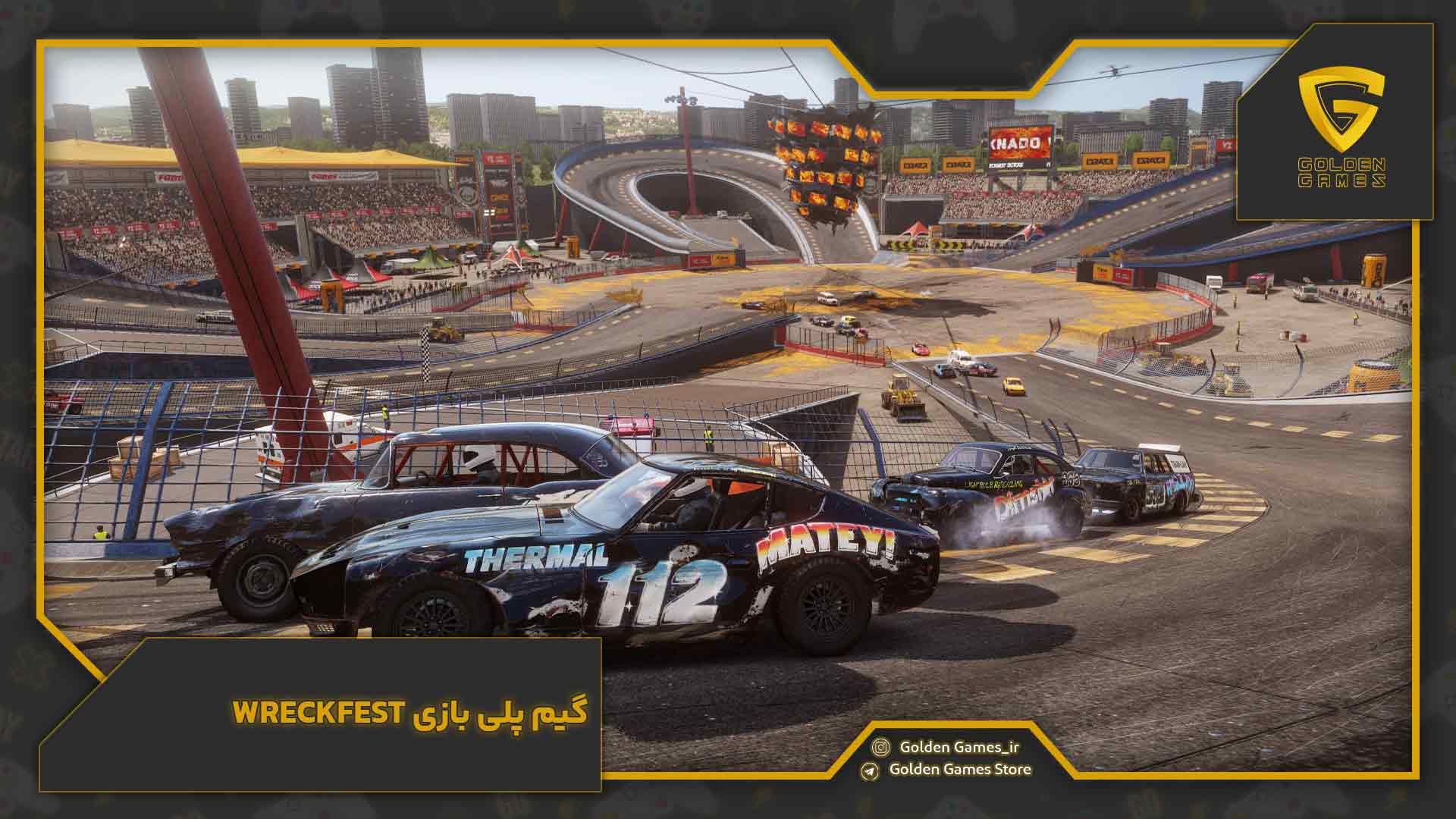 گیم پلی بازی Wreckfest